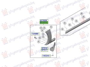 FRONT FENDER FLARE PLASTIC (O)