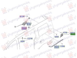 REAR SIDE MOULDING PLASTIC (O)