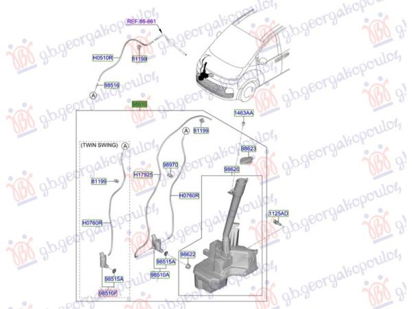 WIPER WASHER TANK (O)