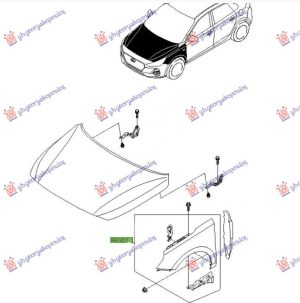 FRONT FENDER (W/O SIDE LAMP HOLE) (O)
