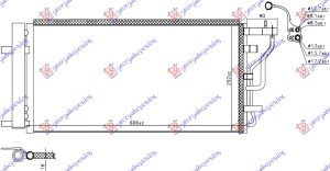 HLADNJAK KLIME 1.0-1.4 T-GDI BENZIN - 1.6 CRDi DIZEL