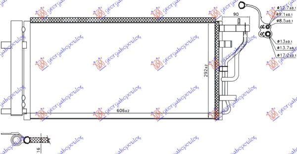 HLADNJAK KLIME 1.0-1.4 T-GDI BENZIN - 1.6 CRDi DIZEL