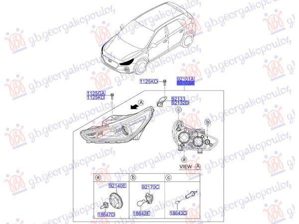 HEAD LAMP ELECTRICAL (O)