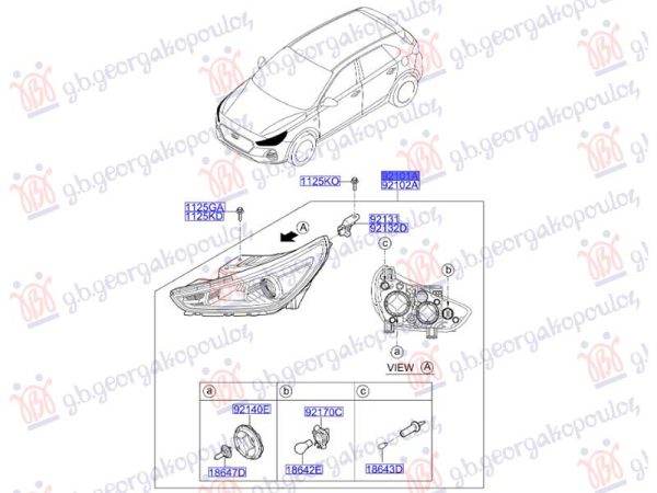 HEAD LAMP ELECTRICAL (O)
