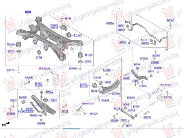 REAR AXLE (O)