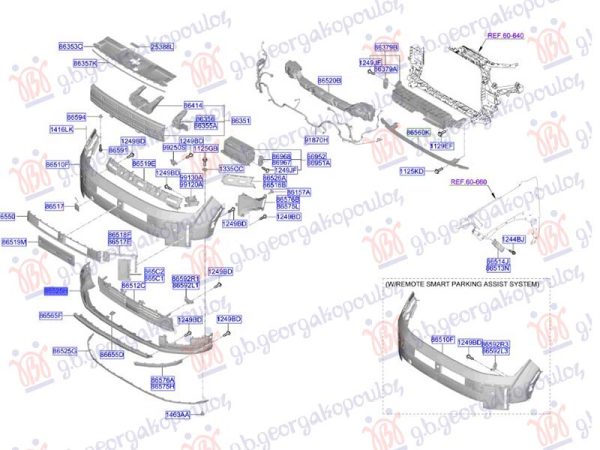 FRONT BUMPER LOWER (O)
