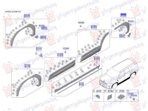 REAR FENDER FLARE (O)
