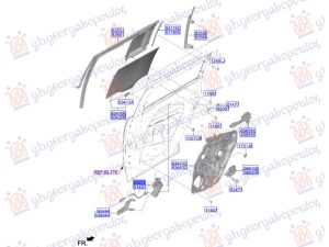 REAR DOOR LOCK (O)