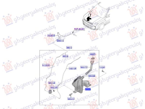 WIPER WASHER TANK (O)