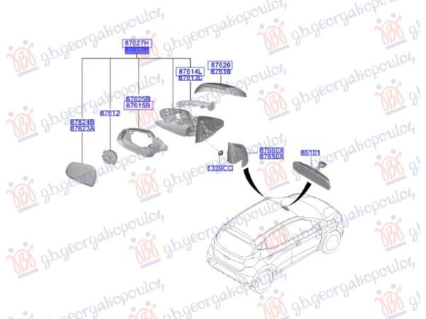 DOOR MIRROR ELECTRICAL HEATED (O)