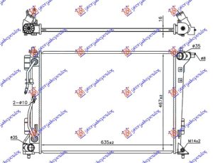 HLADNJAK MOTORA 1.6 GDi - 2.0i BENZIN (AUTO) (640x460) (CESKA)