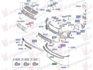 FRONT BUMPER SPOILER (O)