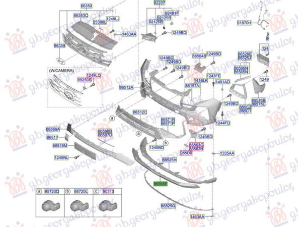 FRONT BUMPER SPOILER LOWER (O)