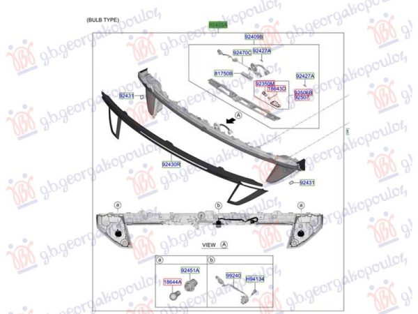 TAIL LAMP INNER (O)