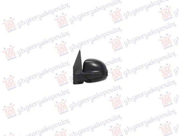 DOOR MIRROR ELECTRICAL HEATED FOLDABLE PAINTED BLACK (W/SIDE LAMP & BLIS) (10Pin) (ASPHERICAL GLASS)