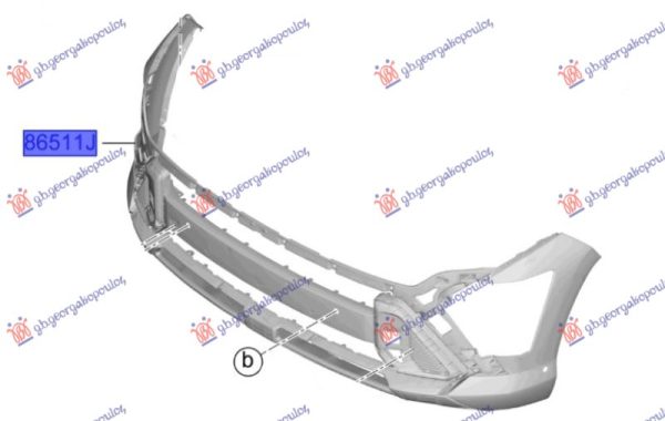 FRONT BUMPER LOWER (O)