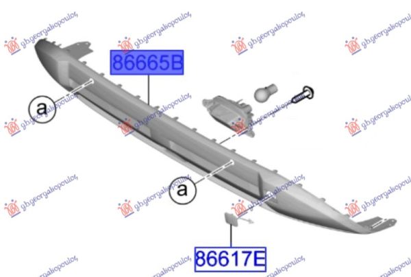 REAR BUMPER SPOILER (O)
