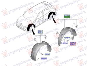 REAR INNER PLASTIC FENDER 2024- (O)