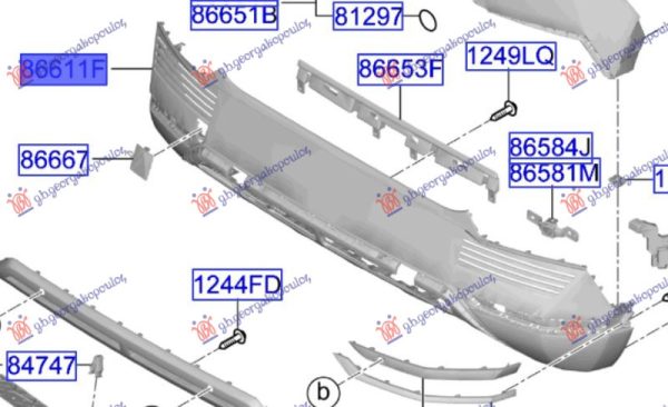 REAR BUMPER -2024 (O)