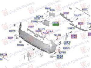 REAR BUMPER END 2024- (O)