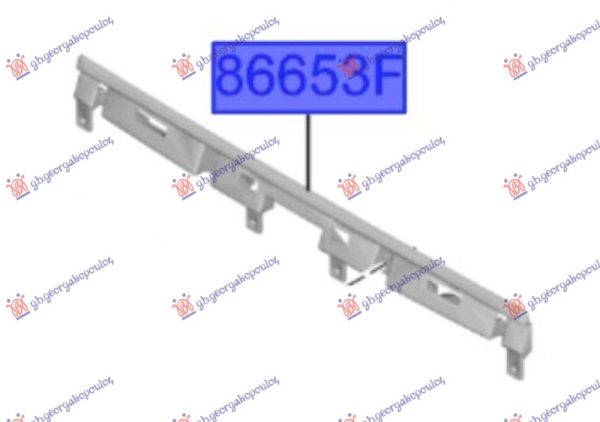 REAR BUMPER BRACKET UPPER PLASTIC -2024 (O)