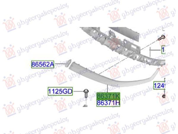 GRILLE MOULDING SIDE 2024- (O)