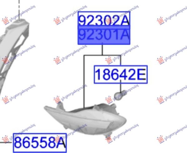 FRONT SIGNAL LAMP -2024 (O)