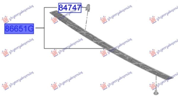 REAR BUMPER SPOILER -2024 (O)