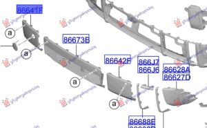 REAR BUMPER SIDE MOULDING (O)