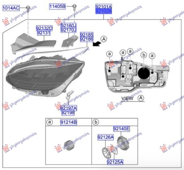 HEAD LAMP FULL LED AFS (O)