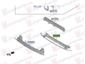 FRONT BUMPER REINFORCEMENT LOWER (O)
