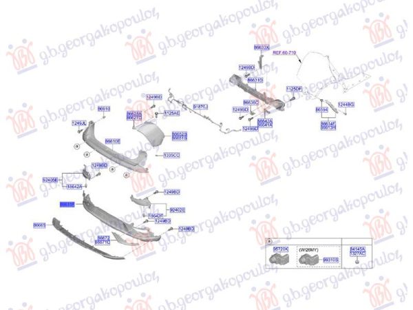 REAR BUMPER LOWER (O)