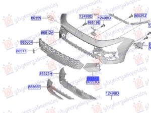 FRONT BUMPER SIDE GRILLE (O)