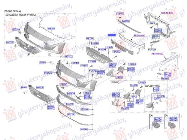 FRONT BUMBER ABSORBER (O)
