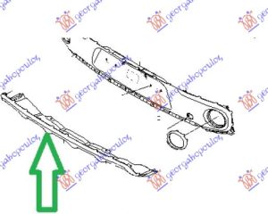 REAR BUMPER MOULDING LOWER (O)
