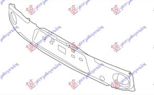REAR BUMPER MOULDING (O)