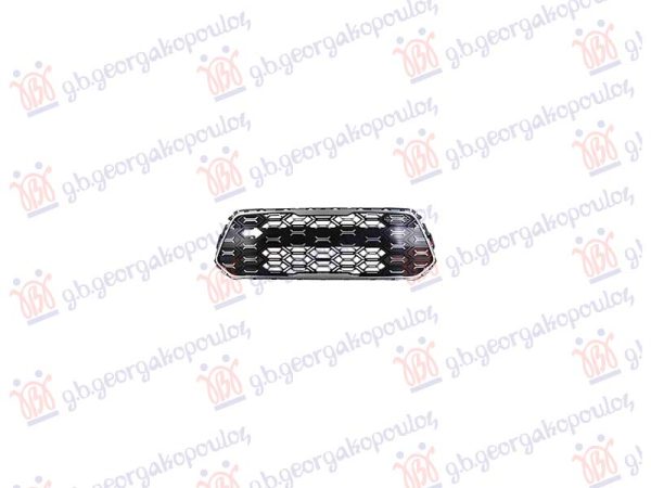 FRONT BUMPER GRILLE BLACK/CHROME (GT-LINE)