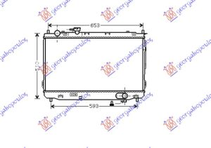 HLADNJAK MOTORA 1.6/1.8i 16V (43x67x26)