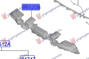 FRONT BUMPER ABSORBER (GT/GT-LINE) (O)