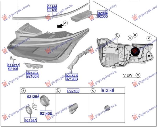 HEAD LAMP FULL LED AFS (O)