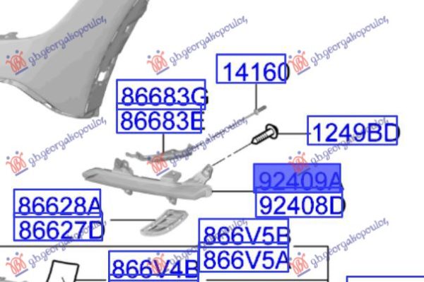 FOG LAMP REAR (GT-LINE) (O)