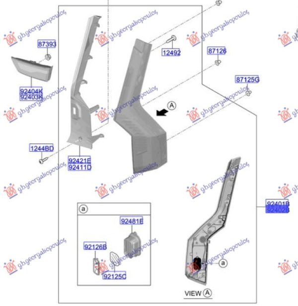 TAIL LAMP OUTER LED (O)
