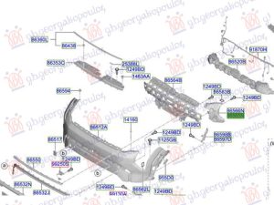 FRONT BUMPER BRACKET (O)