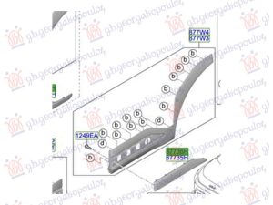 REAR DOOR MOULDING (O)