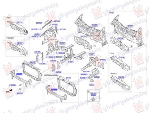 FRONT BUMPER REINFORCEMENT (O)