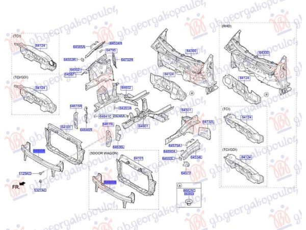 FRONT BUMPER REINFORCEMENT (O)