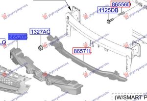 FRONT BUMPER ABSORBER (O)
