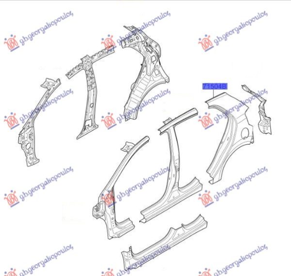 REAR FENDER (O)