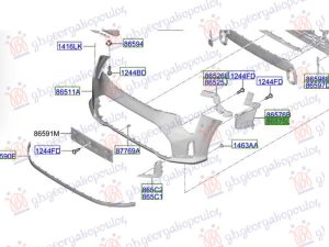 FRONT BUMPER AIRDUCT (O)