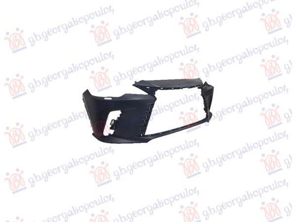 FRONT BUMPER PRIMED (W/2 PDC & WASHER HOLES)
